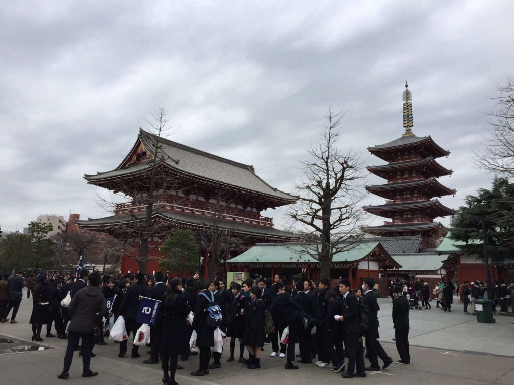 Temple bouddhiste Sensō-ji à Tokyo