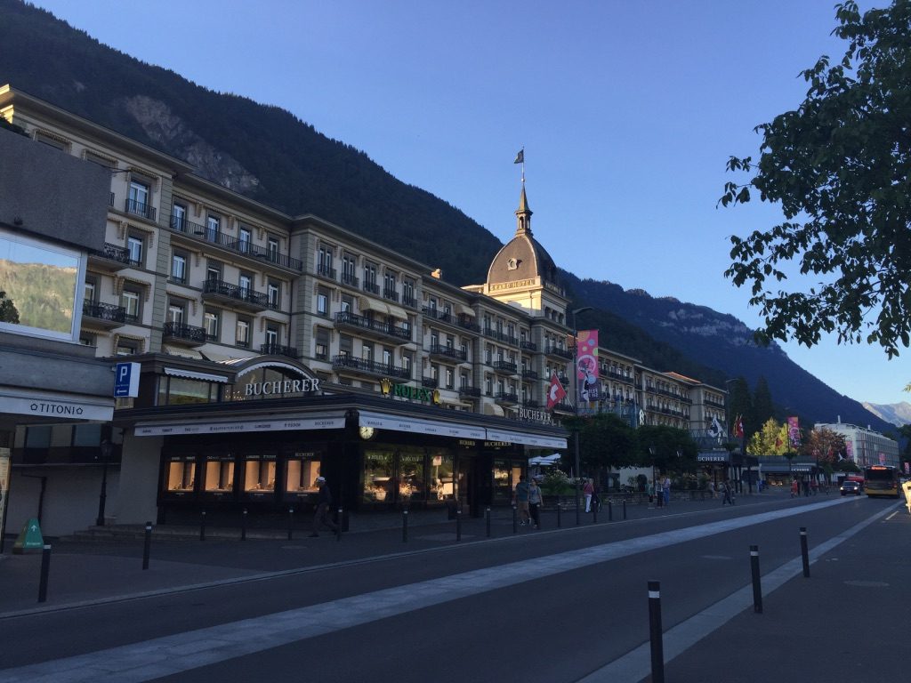 Ville Interlaken en Suisse