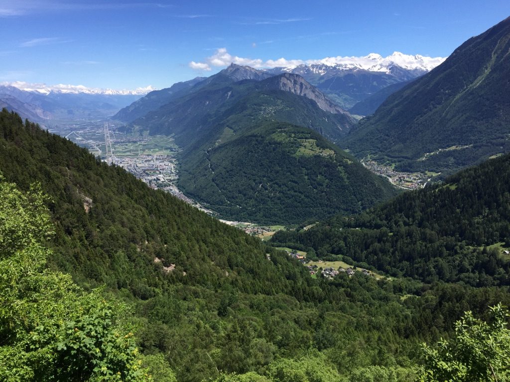 Ville de Martigny en Suisse