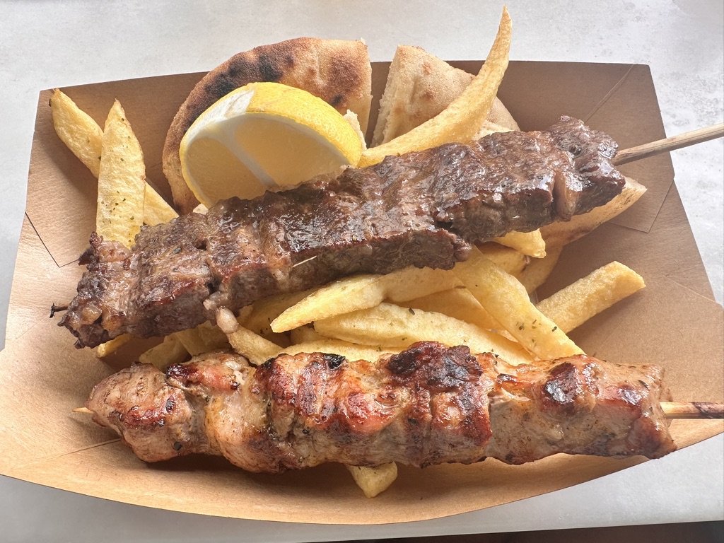 Souvlaki en Grèce